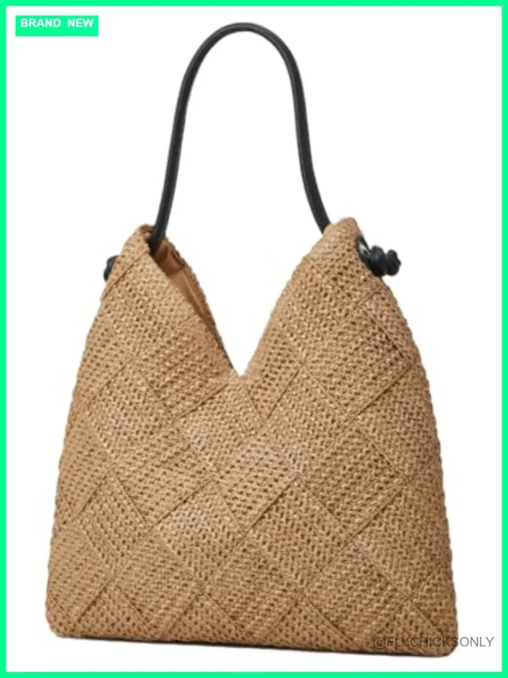 Woven Straw Hobo Handbag Tote Beach Bag Shoulder Purse Travel Vacation